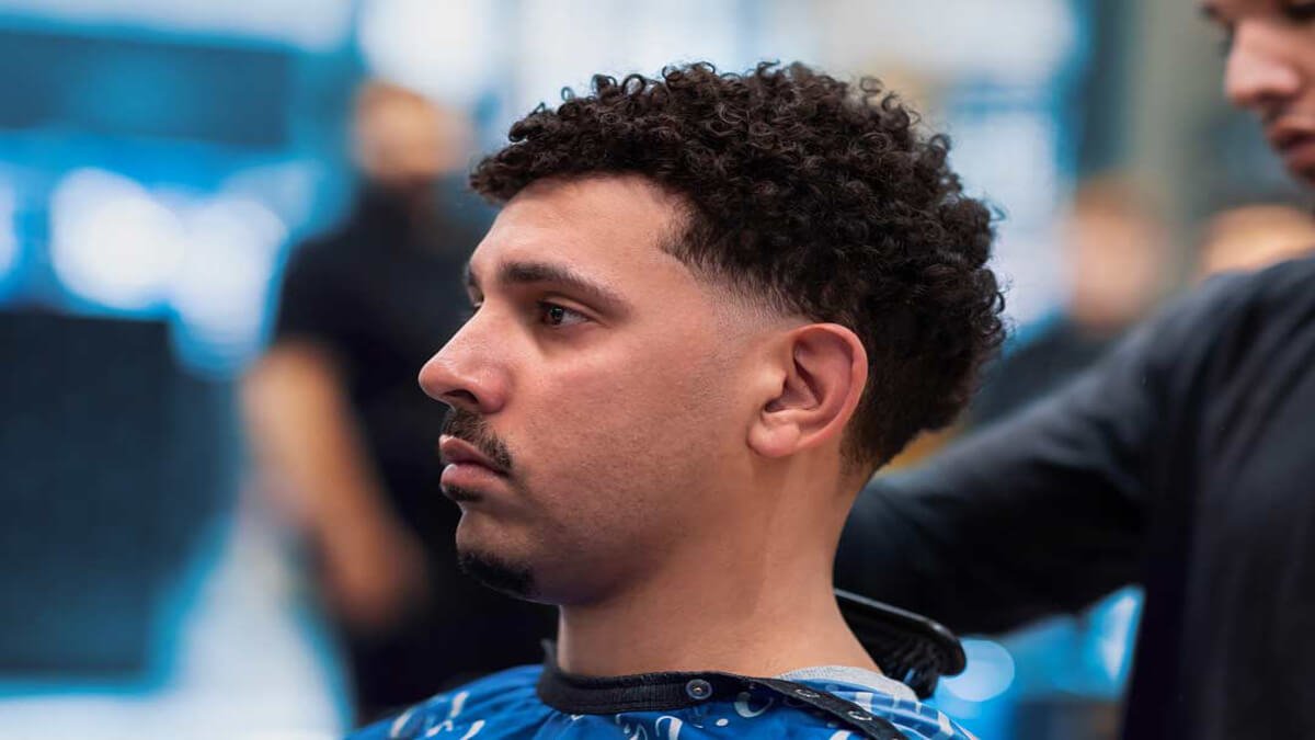 Low Taper Fade for Curly Hair